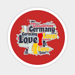 I love Germany, patriotism Magnet